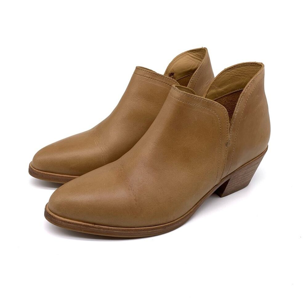 NISOLO Mia Everyday Ankle Bootie Almond 8.5